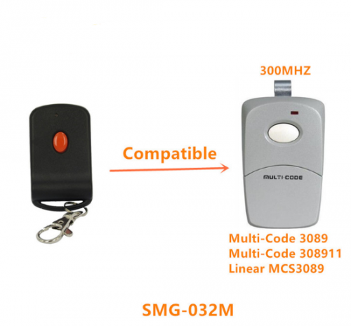 Multi-Code 3089 MultiCode 308911 Linear MCS308911 Garage Gate Remote 300mhz