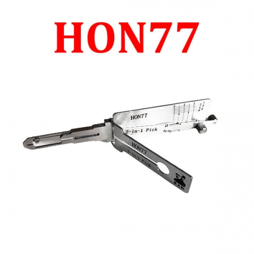 Genuine LISHI HON77 2 In 1 Lock Pick And Decoder FOR Honda locksmith tool