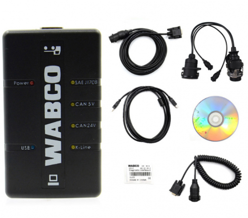 WABCO DIAGNOSTIC KIT (WDI) V5.5 WABCO Trailer and Truck Diagnostic Interface DHL free shipping