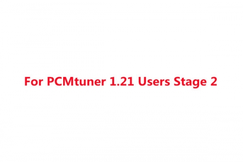 For PCMtuner 1.21 Users Stage 2- Modifying Car Intake and Exhaust System Function