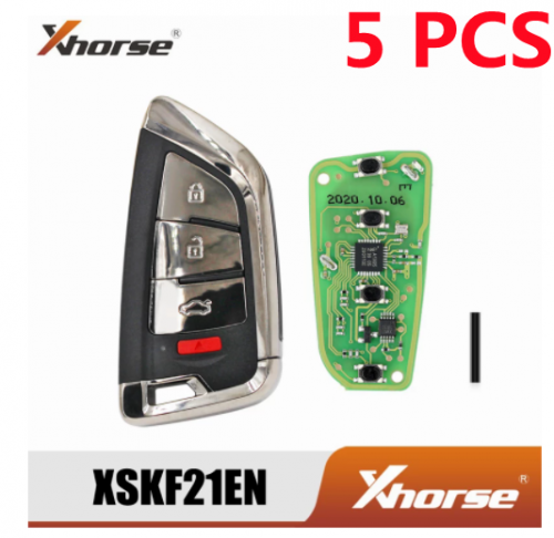 Xhorse XSKF21EN VVDI Memoeial Knife Style-4BTN 5pcs/lot