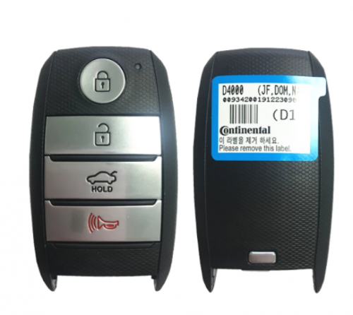 4 Button KIA Optima 2016-2020 Genuine Smart Key Remote With 433MHz FCCID 95440-D4000 95440-D5000