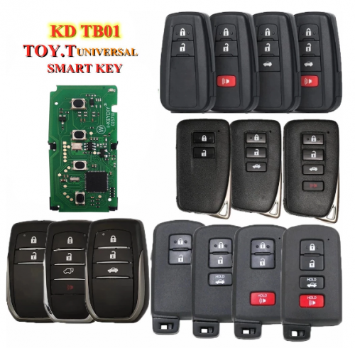 Keydiy KD TB01 Smart Universal Remote Key w/case for T-oyota 8A for Keydiy KD Max KD-X2 Support Renew & Rewrite