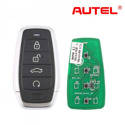 AUTEL IKEYAT004EL 4 Buttons Independent Universal Smart Key 5pcs/lot