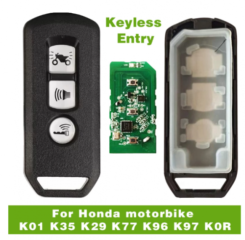 Smart Key Fob For Honda K35V3 ADV SH 150 Forza 300 125 PCX150 2018 Motorcycle Scooter K01 K77 K96 K97