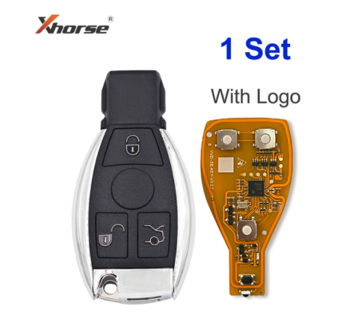 Xhorse VVDI BE Key Pro For Mercedes Benz V3.2 PCB Remote Key Chip Improved Version Smart 315MHz/433MHz 3/ 4 Buttons