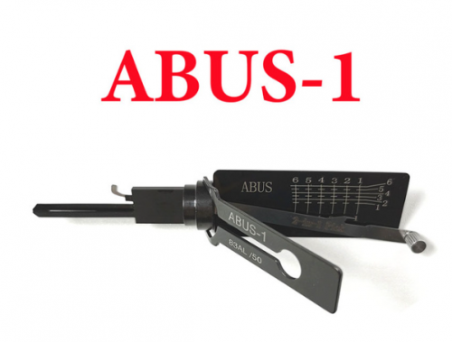 Original LISHI AKK Tools ABUS-1 (6-Pin) 2-IN-1 Locksmith Tool