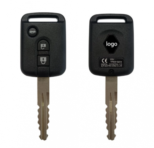 Original 3 Button 2011 Renault Scala Remote Key Fob Control 433MHz FCCID TFKB1G034 PCF7936 Chip With Logo