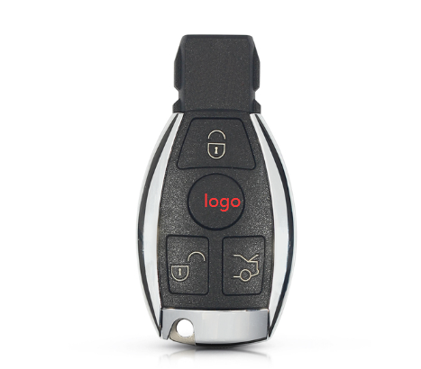 Smart Remote Key Shell Fob For Mercedes Benz Year 2000+ NEC and BGA Style 3 Buttons Key Case--- With logo