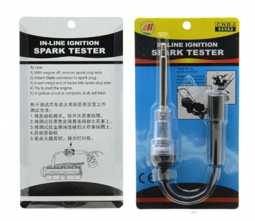 Spark Plug Tester Automotive Ignition Detector Car Engine In-Line System Pen Auto Diagnostic Tool