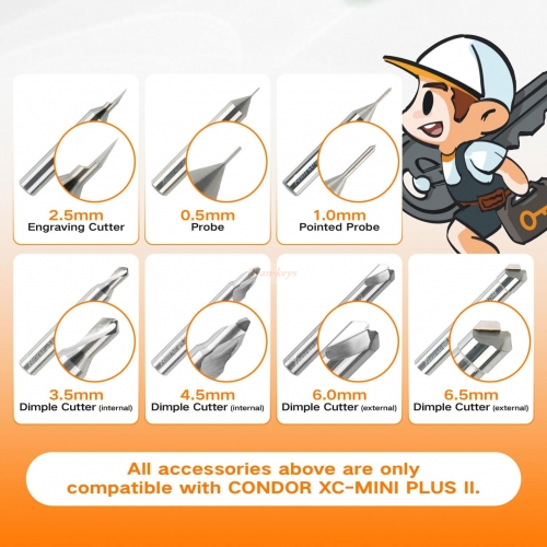 Original Xhorse cutters for XC-MINI PLUS II XCDW64GL XCDW60GL XCDW64GL XCCD30GL