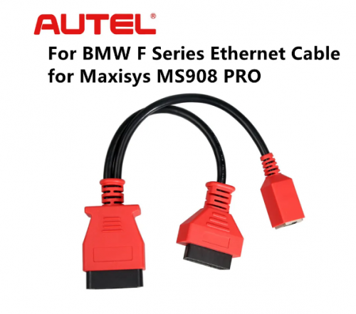 AUTEL BMW Ethernet Cable for F Series Programming Work with Autel MS908 PRO /MS908S PRO/MaxiSys Elite/IM608