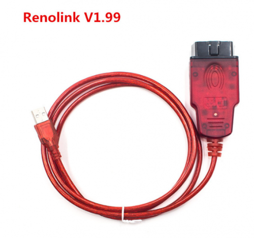 Professional Renolink V1.99 OBD2 Cable for Renault Car Auto Tool ECU Tuning/Airbag Reset/ECM UCH Key Programmer Interface