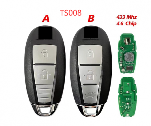 For Suzuki Swift Kizashi SX4 Vitara 2010-2016 433Mhz Pcf7952A /46 Chip Moedl: TS008