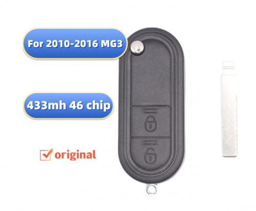 2010-2016 OEM Original Remote Control For MG3 MG5 MG6 ZS Flip Remote Key 433Mhz ASK 46 Chip