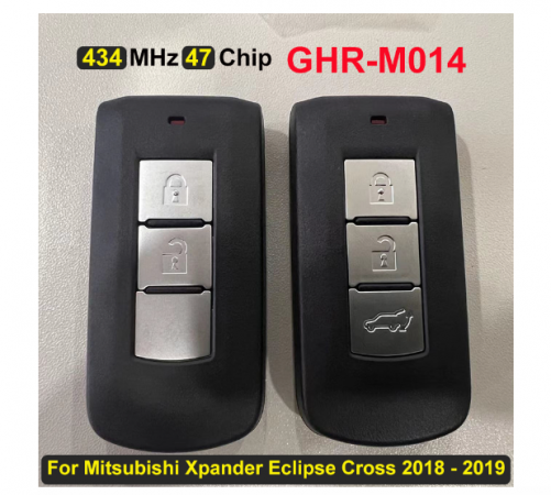 2/3 Button Original GHR-M014 Remote Smart Car Key For Mitsubishi Xpander Eclipse 2018-2019 Keyless Entry 434MHz 47 Chip