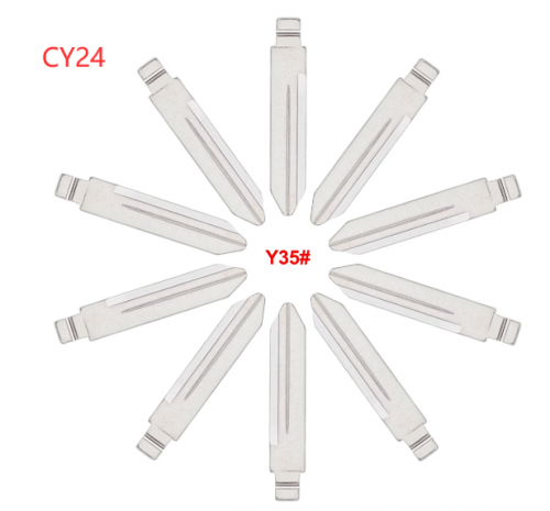 10 Pieces #04 CY24 Y35 #Y-35 KEYDIY Universal Remotes Flip Key Blade for Chrysler