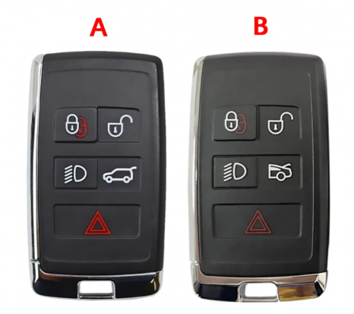 Original Quality 5 Button Smart Key Cover For Jaguar Land Range Rover SV Replacement Shell Housing With Logo Blade Key