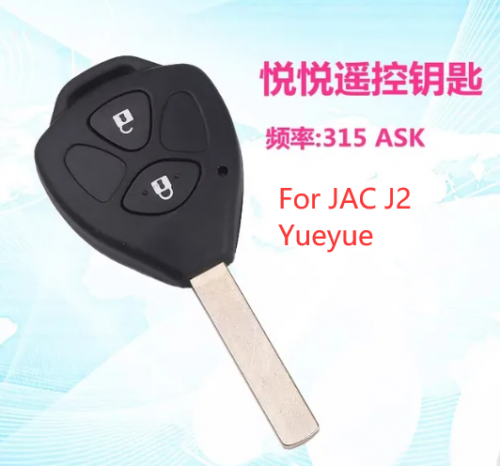 Original for JAC J2 Yueyue fob remote key control transmitter 315mhz