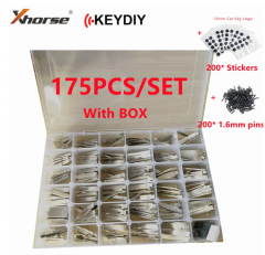 175pcs Car key Blank Remote KD Key Blade for KD900/KD-X2 KD VVDI Xhorse JMD Remotes with Box For Renault Toyota BMW VW AUDI PSA