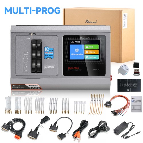 Xhorse Multi-Prog Programmer Pro-level ECU TCU Programmer Update Version of VVDI Prog with Free MQB48 License RH850 Expert Mode Batch Write Chips