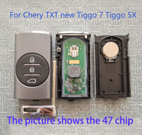 Original Keyless Remote Key 434Mhz 47 Chip For Chery T EXEED Vantas TX TXL LX Keyless Entry With Emergeny Key With Logo