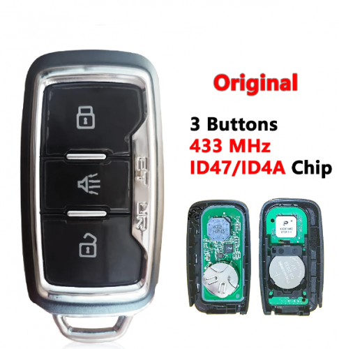 Original Keyless Go Smart Key 433Mhz 4A 46 Or 47 Chip For Chery Jetour X70 X70S X90 X70M Cowin X3 X5 E5 V7 K60 Karry With Logo