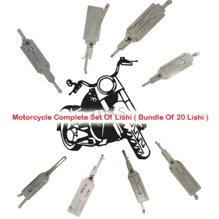 Original Motorcycle Complete Set Of Lishi ( Bundle Of 20 Lishi ) and DHL Express Free shipping