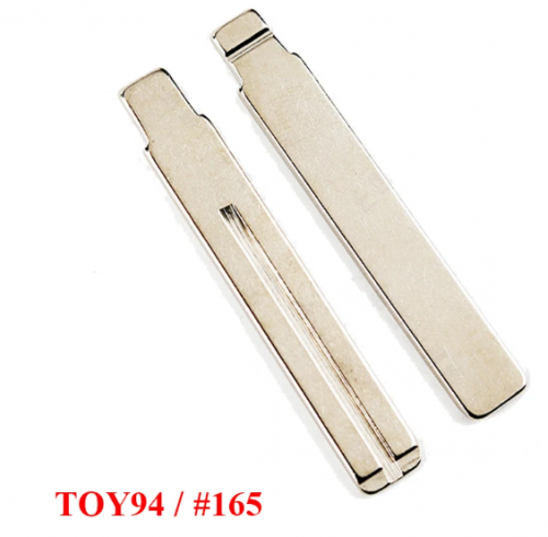 TOY94 #165 car key blade with 2 different sides