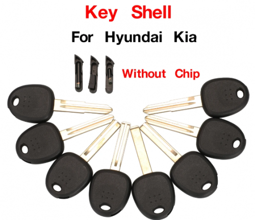 Car Key Case Shell Cover For Kia K2 Straight For Hyundai Accent Sonata Elantra Accent Reina Transponder Remote Case