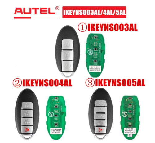 AUTEL MAXIIM IKEY Premium Style IKEYNS003AL for Nissan 3 4 5 Buttons Universal Smart Key for KM100 KM100E IM508 IM608 PRO
