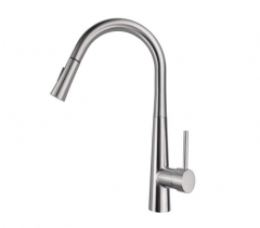 Stainless steel kitchen sink pull down faucet mixer cUPC certified American style