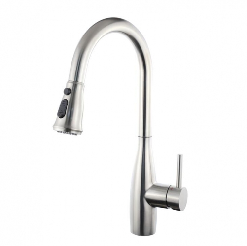 CE cUPC SUS304 3 way pull out kitchen sink hot cold water faucet mixer tap