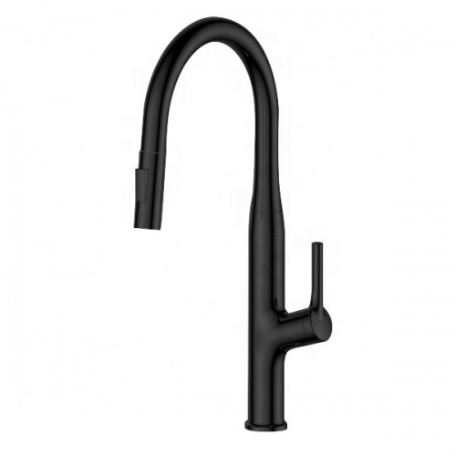 cUPC modern flexible swivel single handle pull out kitchen sink hot cold water saving mixer faucet tap with sprayer