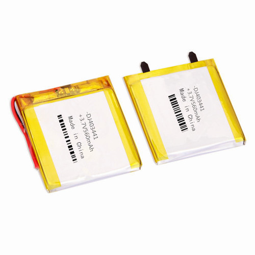 DJ403441 3.7V560mAh LiPO battery