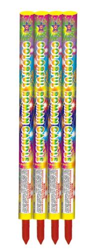 A4034 COLORFUL ROMAN CANDLE