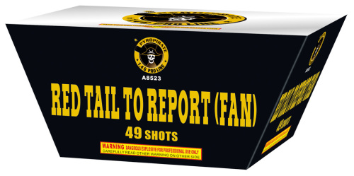 A8523 49 SHOTS RED TAIL TO REPORT (FAN) - NEW FOR 2024