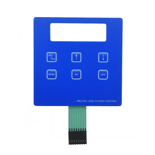 3M embossing tactile keys metal dome water pump membrane switch keypads with LCD window