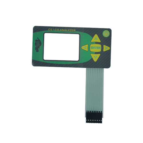 Membrane switch with backlighted