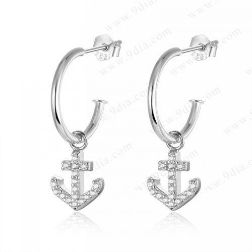 Best Online Discount Jewelry 925 Silver CZ Stud Earrings