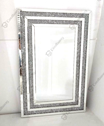 Modern Home Crushed Diamond Wall Mirror