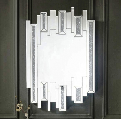 Modern Home Crushed Diamond Wall Mirror