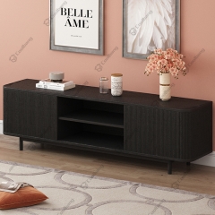 Cheap Black Wood Color Living Room Furniture Luxury Wooden Mdf Modern tv stands wood