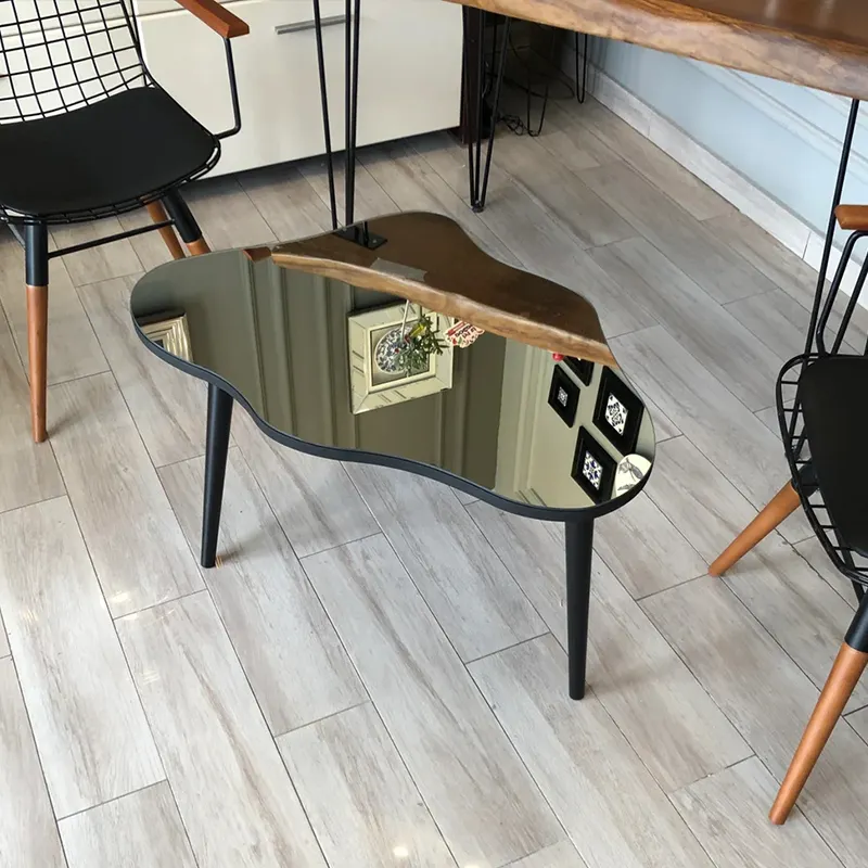 Custom Minimalist Furniture Tea Side Tables Mirrored Cloud Coffee Table For Living Room Bedroom
