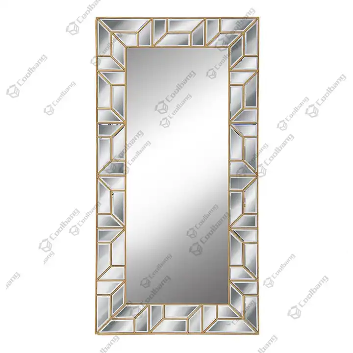 NEW Coolbang Framed Floor Standing Decor Mirror