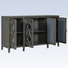 Hot Selling Grey Living Room Cabinet Mirrored Console Table Vintage Sideboard For Kitchen