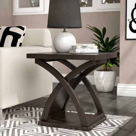 High Quality Mdf Antiqued Coffee Table Set Modern Bed Side Table For Living Room