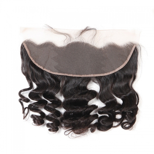 13x4 Loose Wave Lace Frontal With Baby Hair Bleached Knots Merry Hair New Arrival Products 100%Human Hair