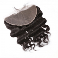 13x6 Body Wave Lace Frontal Hand Tied Natural Headline No Chemical Processing