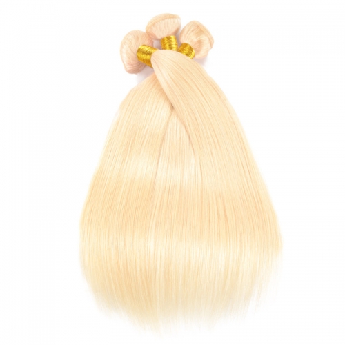 613 Color Straight Hair Virgin Hair Bundle Deals Blonde Human Straight Hair 1 Bundle 2,3,4 Bundles